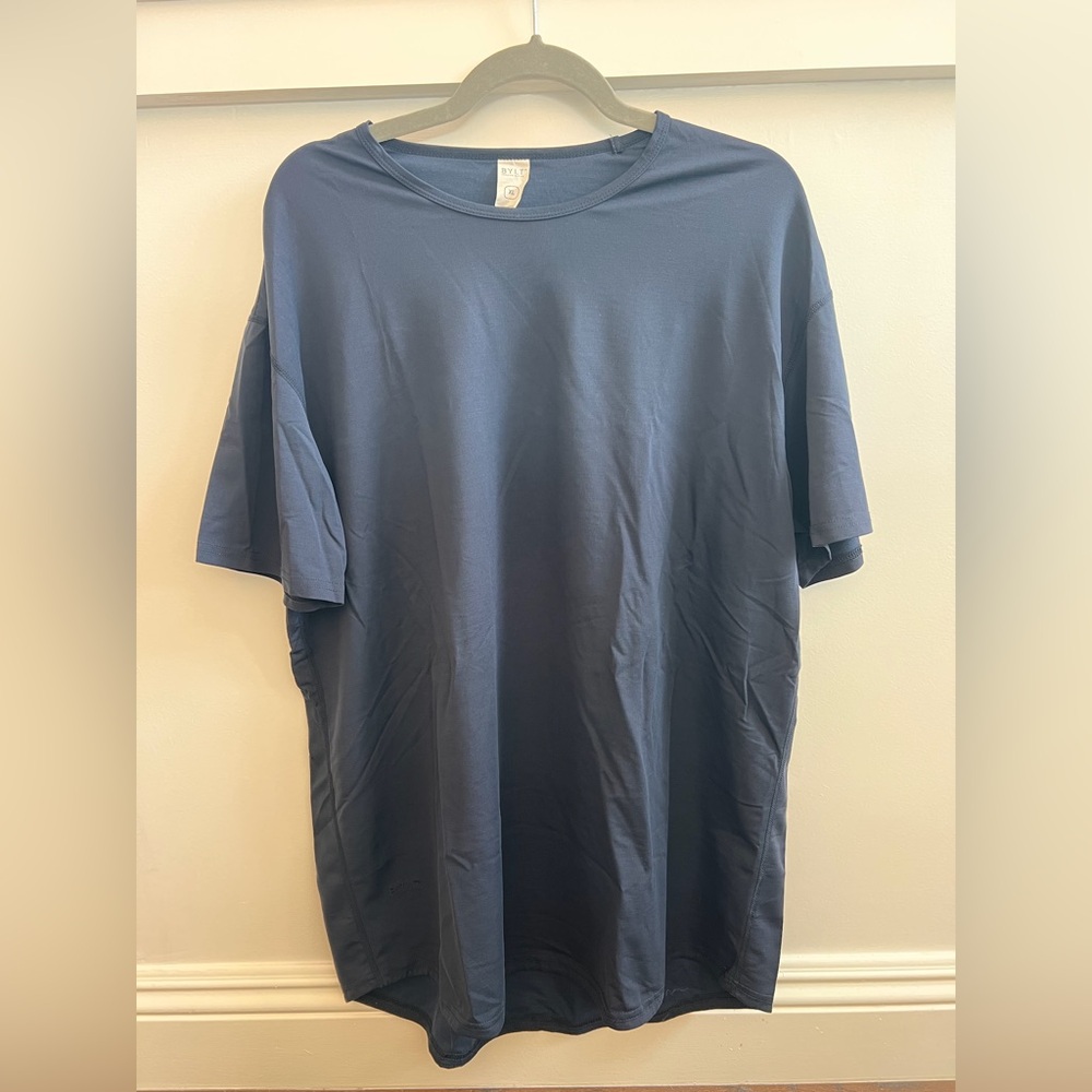 BYLT Basics Men's Crew Neck Tee - Navy Blue